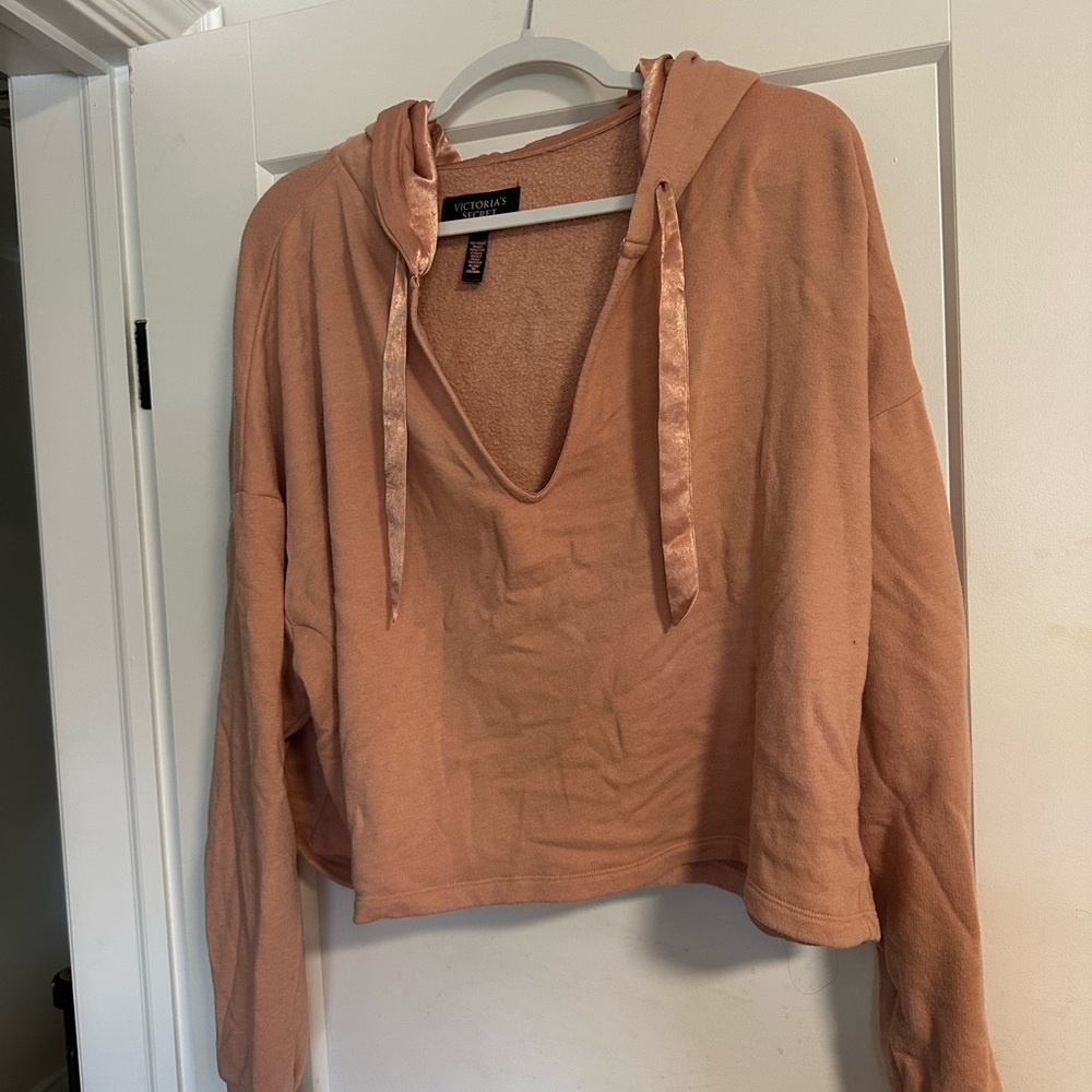 Victoria Secret Cropped Hoodie